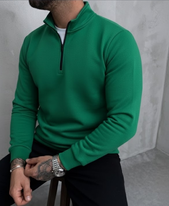 نیم زیپ نخ پنبه ۳ نخ